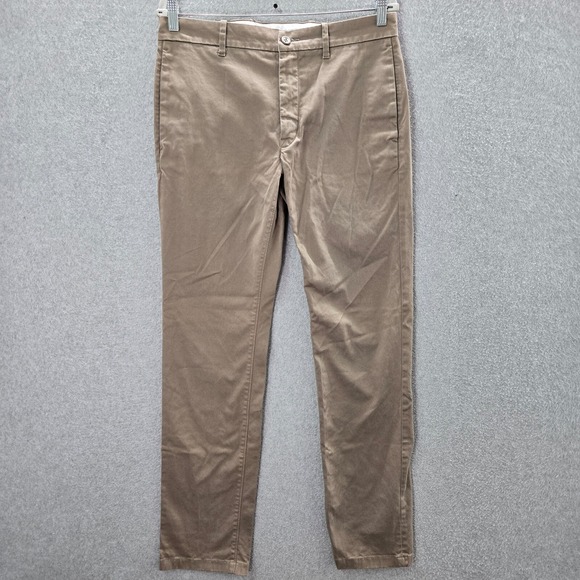 Levi's Men Pants 32x32 Brown Chino Straight Pockets Mid Rise Cotton Adult - Picture 1 of 13